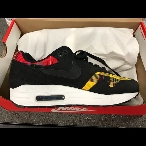 😍NEW! Nike Air Max 1 SE Plaid Tartan Print - Picture 7 of 7